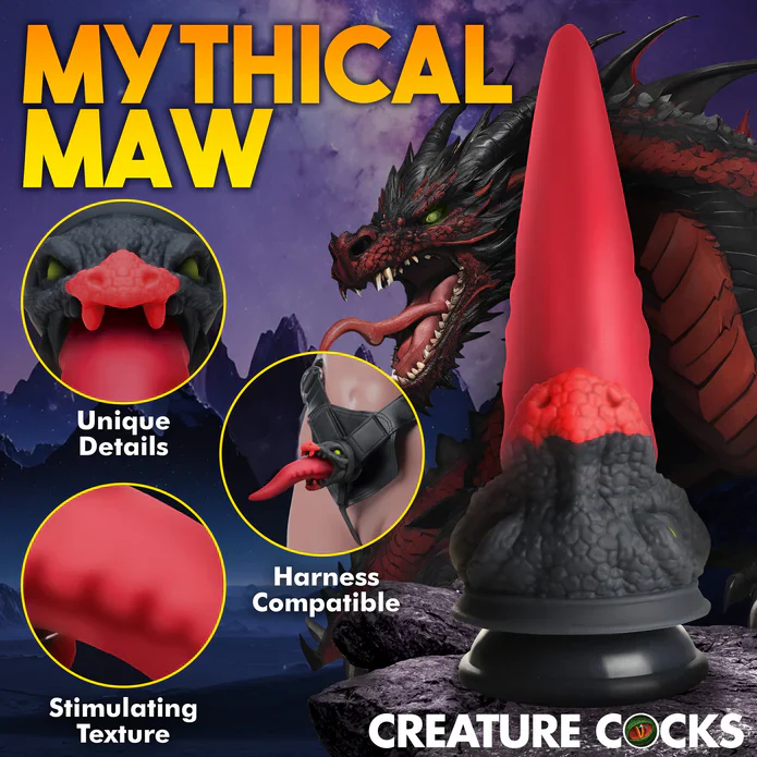 Creature Cocks Dragon Roar Silicone Dildo - Image 7