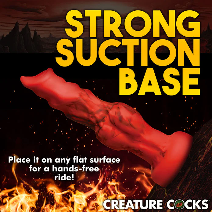 Creature Cocks Fire Hound Silicone Dildo - Large - Image 8