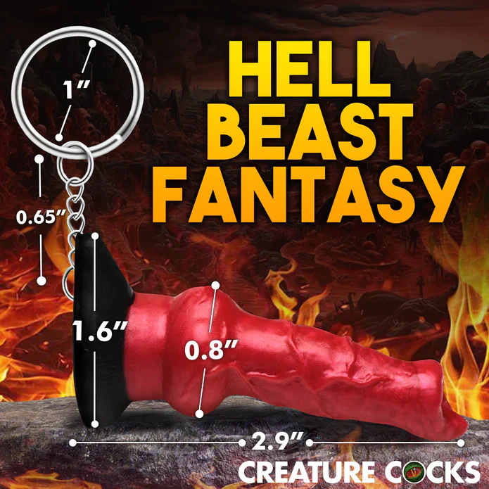 Creature Cocks Hell-Hound Keychain - Image 4