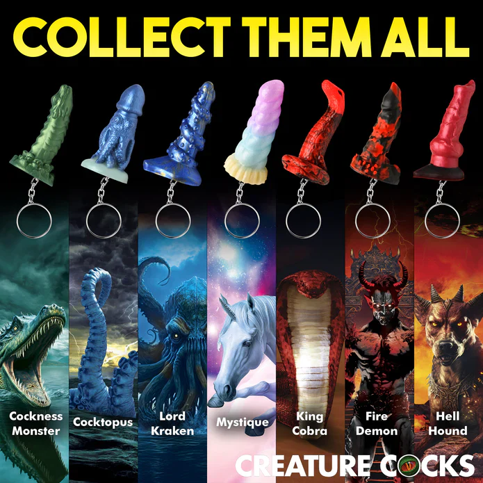 Creature Cocks King Cobra Keychain - Image 7