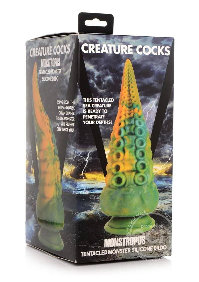 Creature Cocks Monstropus 2.0 Vibrating Tentacled Monster Silicone Dildo - Image 5