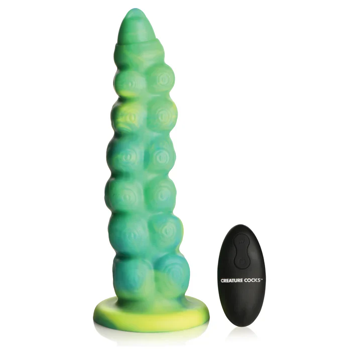 Creature Cocks Squirmer Thrusting & Vibrating Silicone Dildo - Image 4