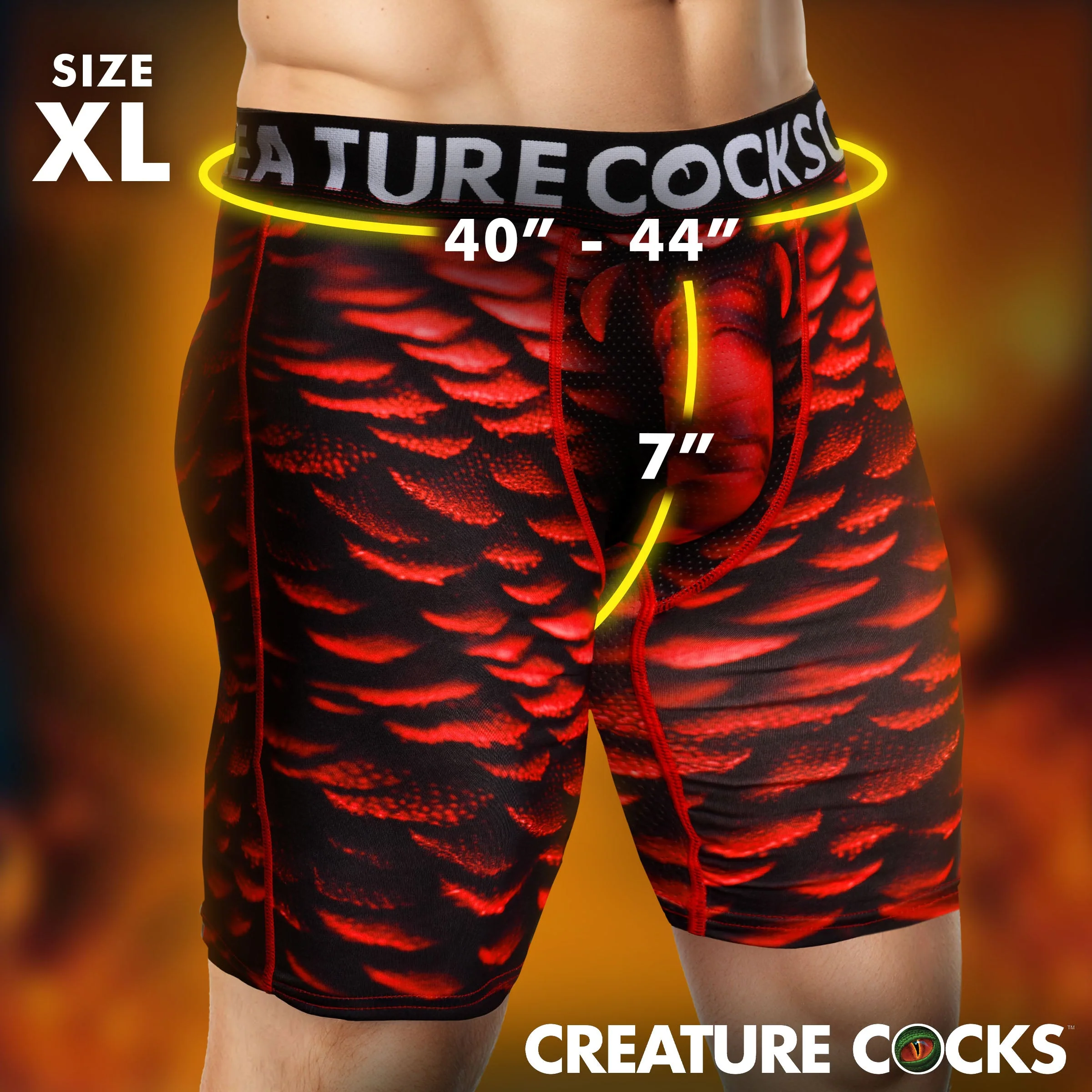 Creature Wear Horny Devil Demon Boxer Shorts - Image 9