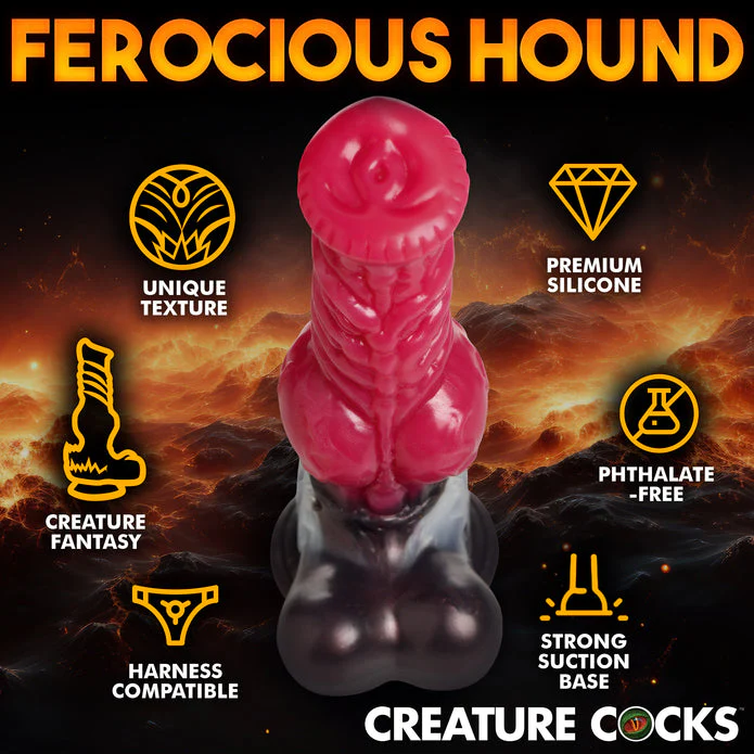 Creature Cocks Cujo Canine Silicone Dildo - XLarge - Image 14