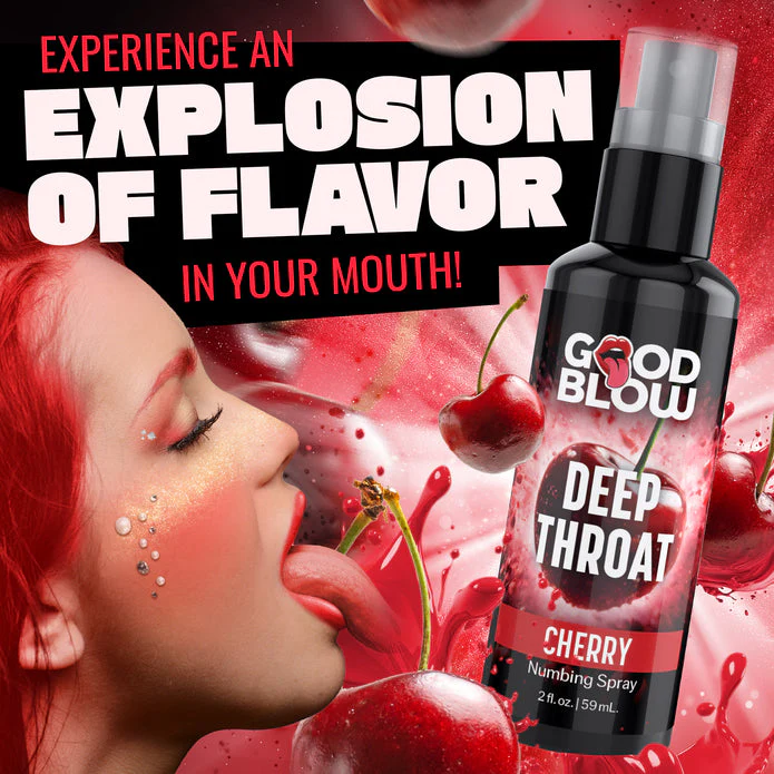 Deep Throat Cherry Numbing Spray 2oz - Image 3