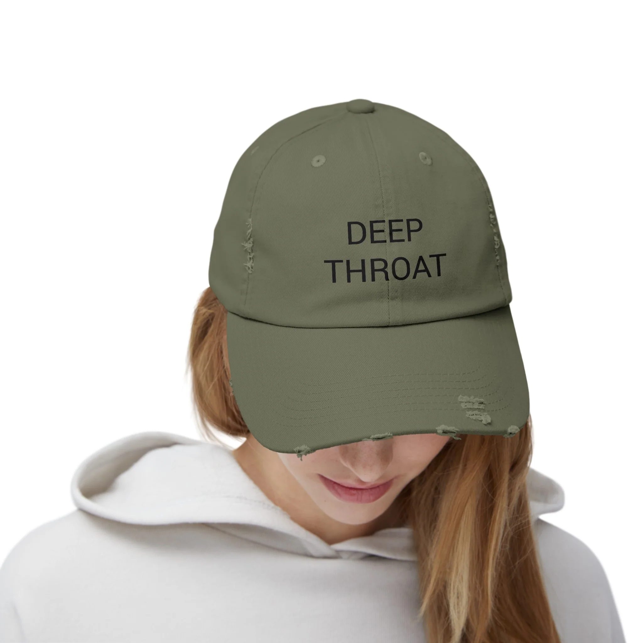 DEEP THROAT Distressed Cap in 6 colors - Image 16