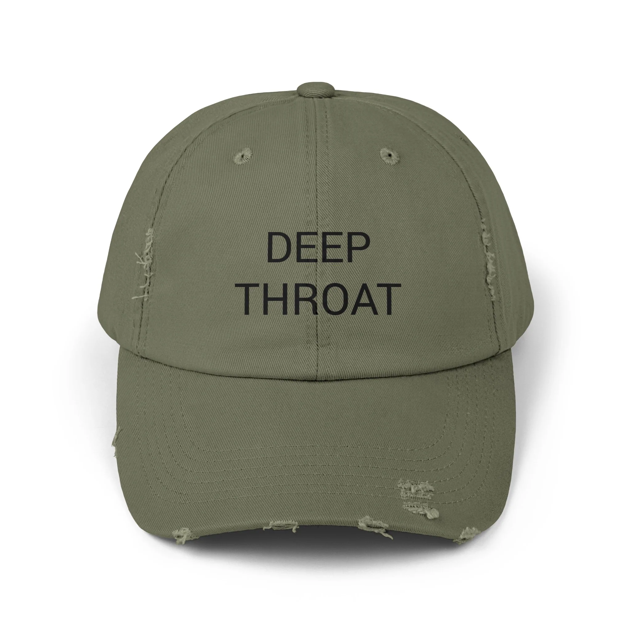 DEEP THROAT Distressed Cap in 6 colors - Image 3