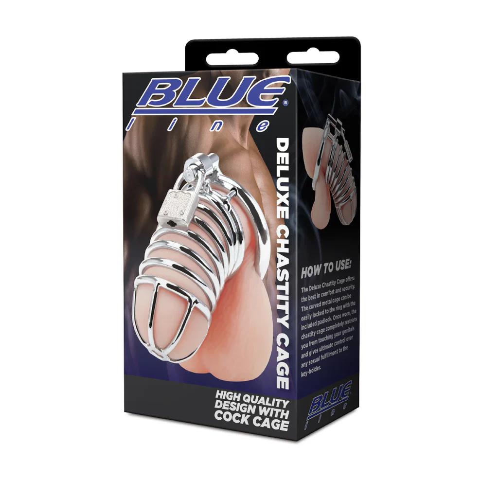 Deluxe Chastity Cock Cage by Blue Line - Image 5