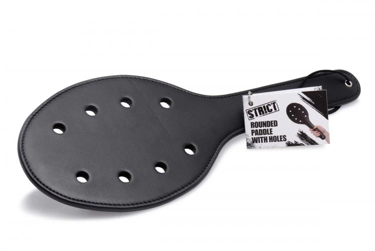 Deluxe Rounded Paddle with Holes  by Strict Leather - Image 4