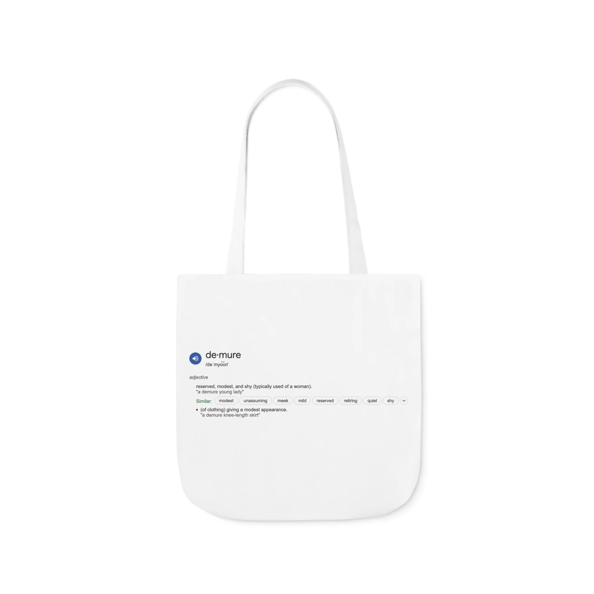 DEMURE Tote Bag - Image 3
