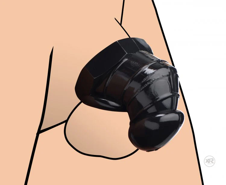 Detained 2.0 Restrictive Chastity Cage with Nubs - Image 8