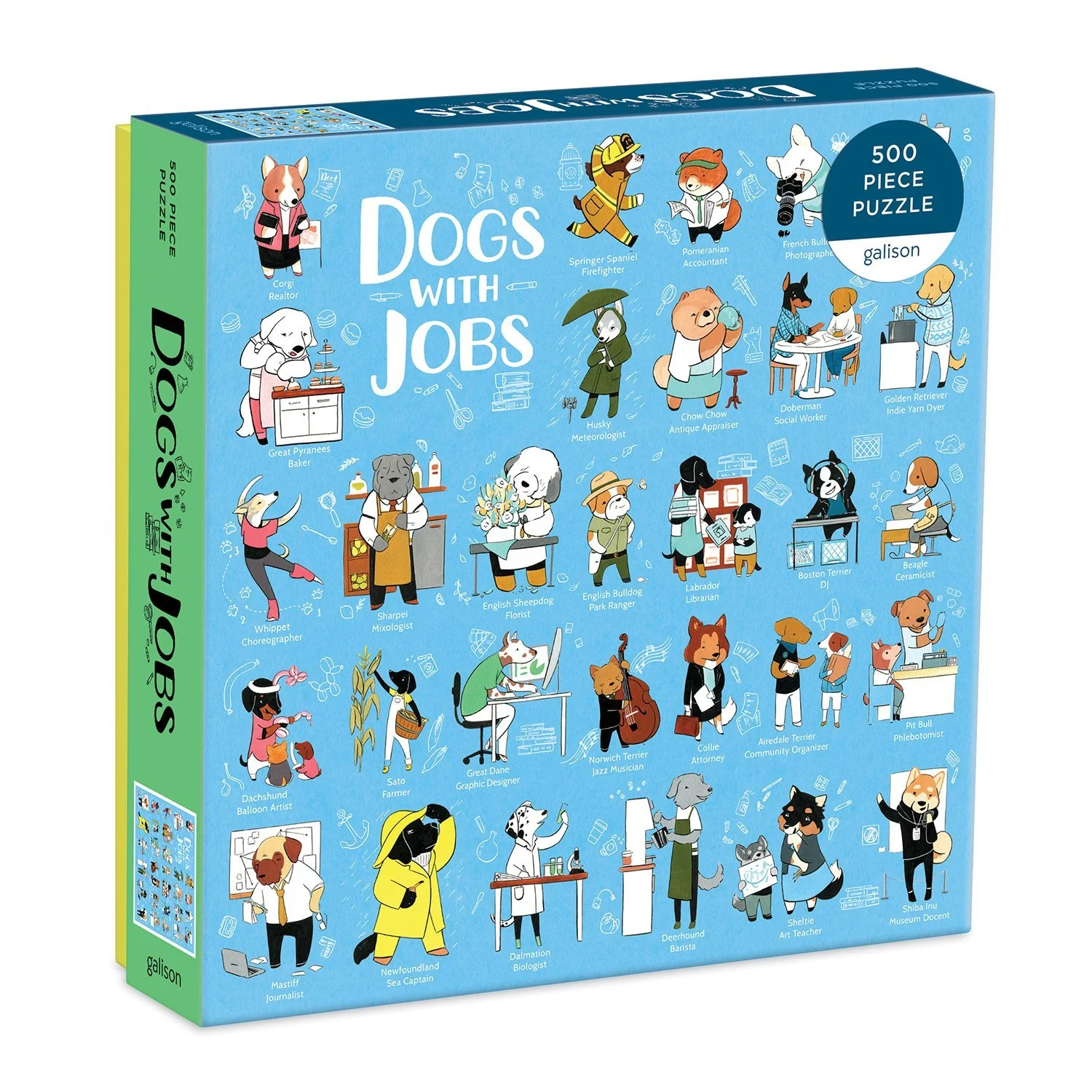 Dogs With Jobs 500 Piece Jigsaw Puzzle - Image 4