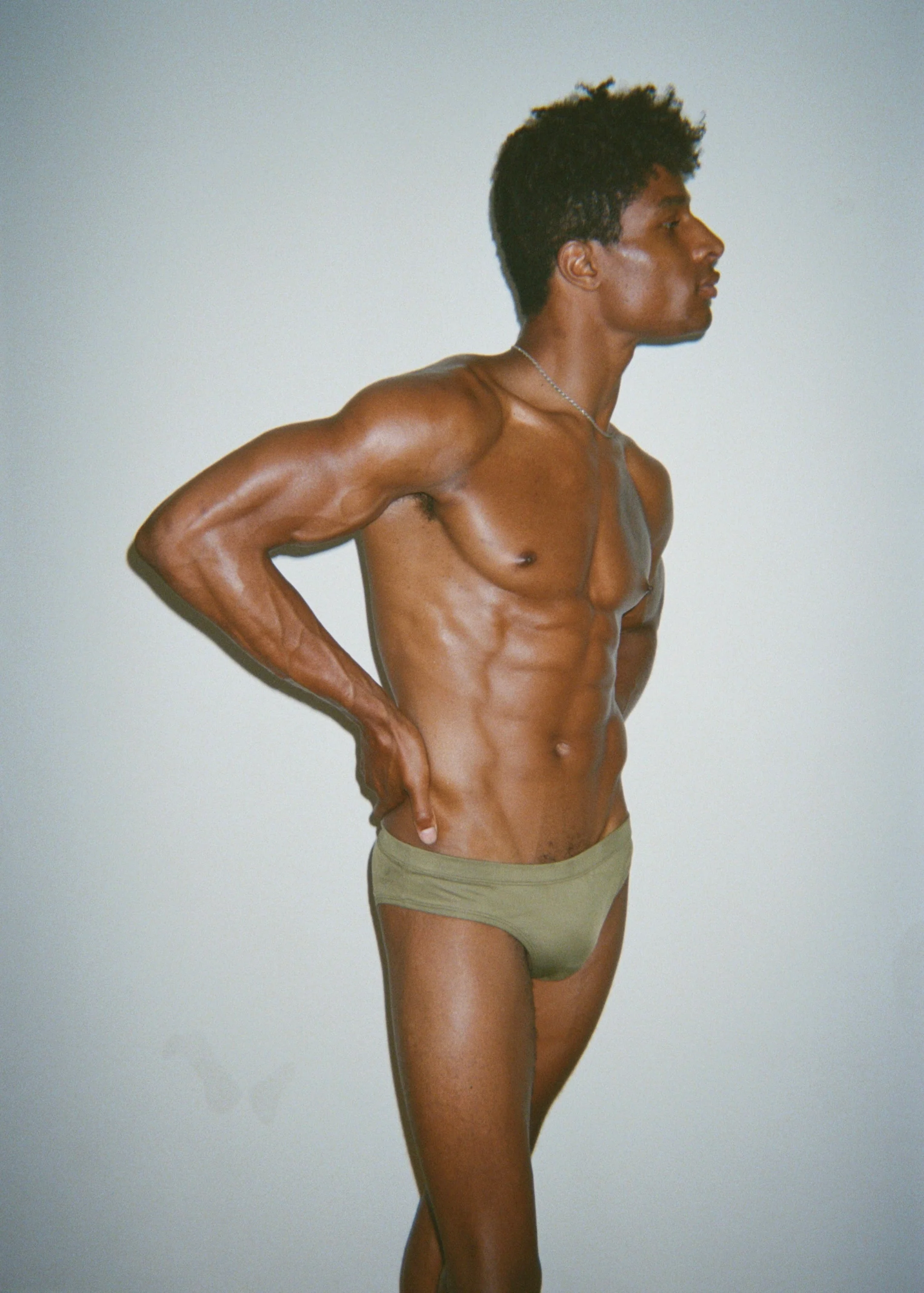Dominic Albano Swim Brief - Moss - Image 2