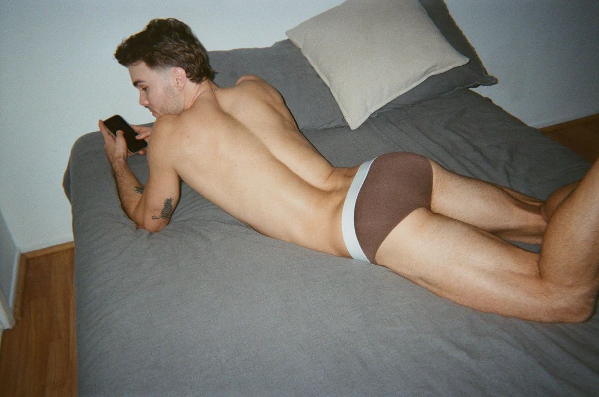 Dominic Albano Tencel Brief - Chocolate - Image 2