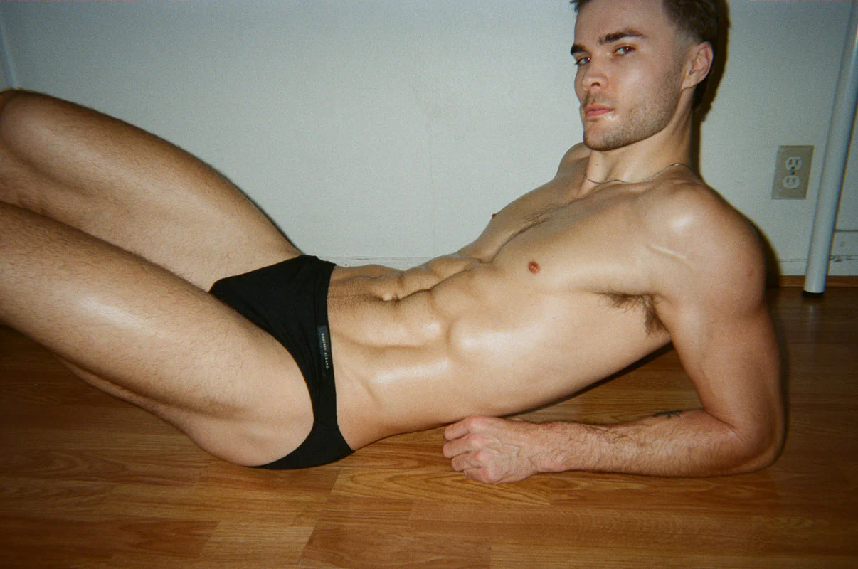 Dominic Albano Tencel Bikini Brief - Black - Image 3