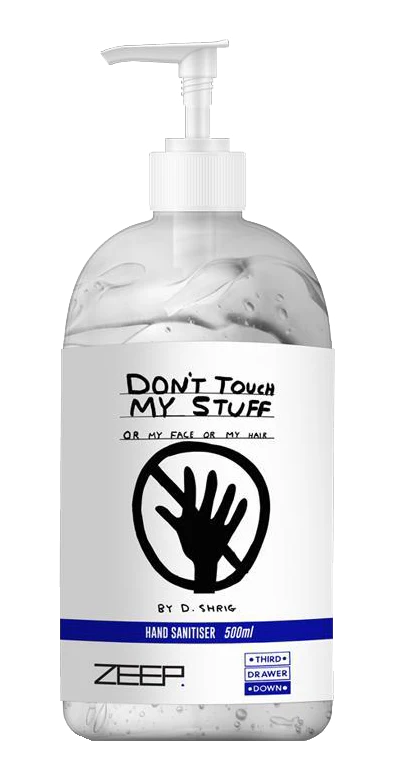 Don't Touch My Stuff Hand Sanitizer x David Shrigley - Image 3