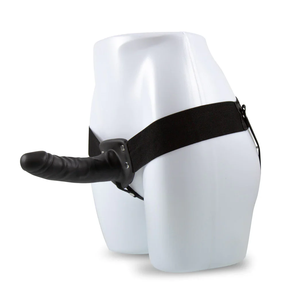 Dr. Skin 6-Inch Long Hollow Strap On Black - Image 5