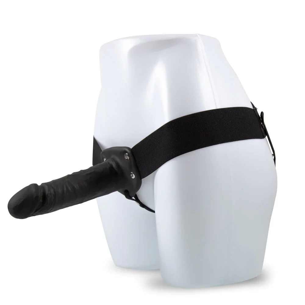Dr. Skin 7-Inch Long Hollow Strap On Black - Image 5