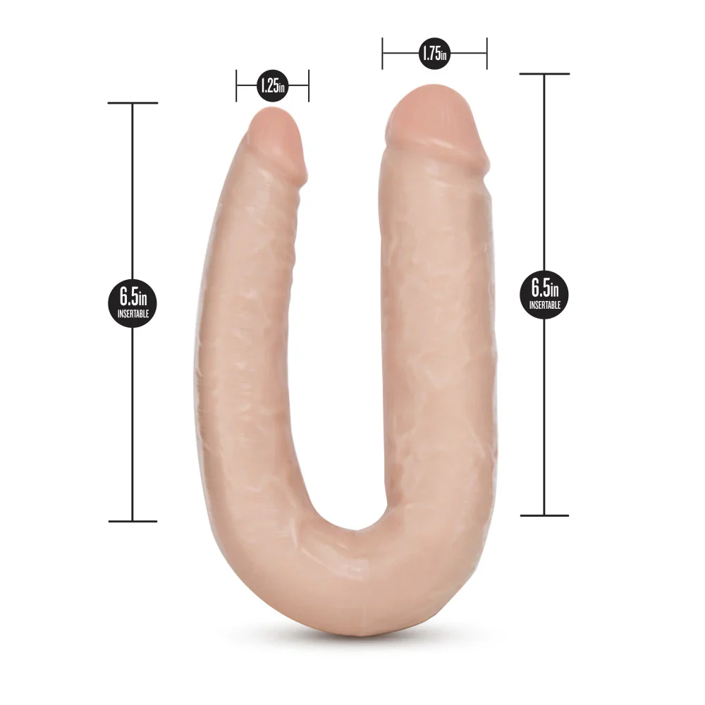 Dr. Skin Dr. Double Vanilla 18-Inch Long Double Dildo - Image 2