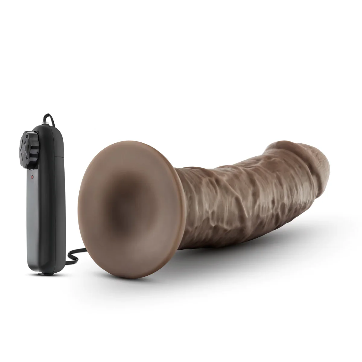 Dr. Skin Dr. Joe Realistic Chocolate 8-Inch Vibrating Dildo - Image 8