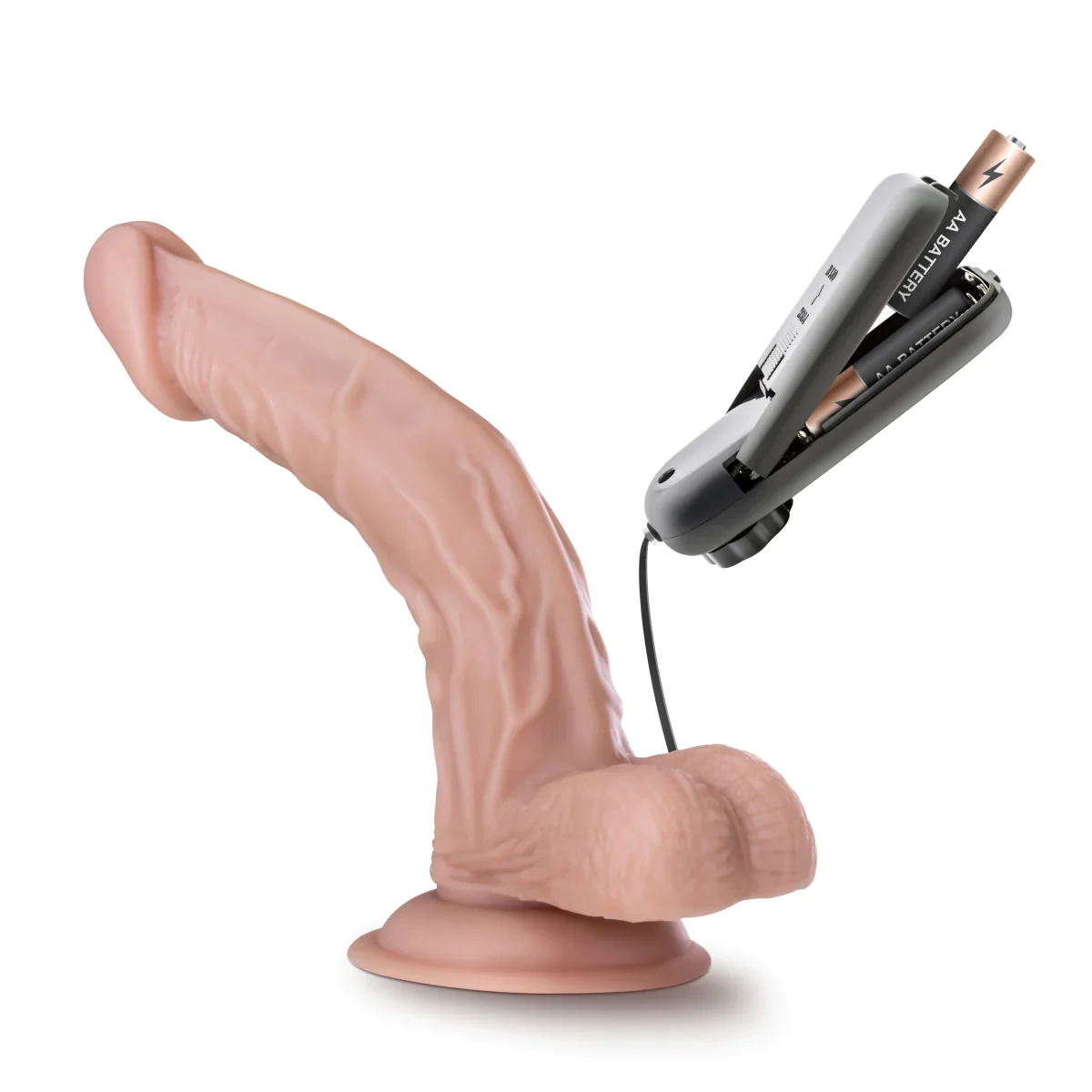 Dr. Skin Dr. Sean Realistic G-Spot Vanilla 8-Inch Vibrating Dildo - Image 3