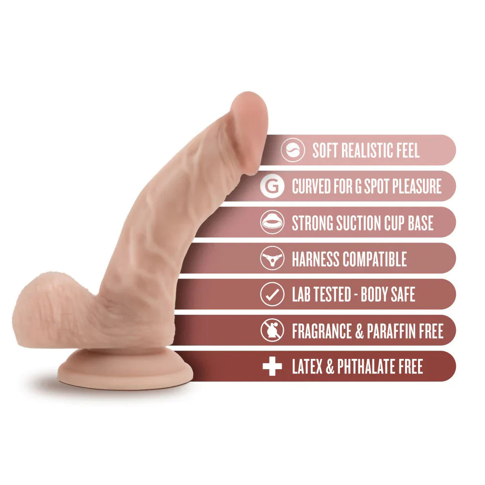 Dr. Skin Dr. Stephen 6.5 Inch Long Dildo - Vanilla - Image 3