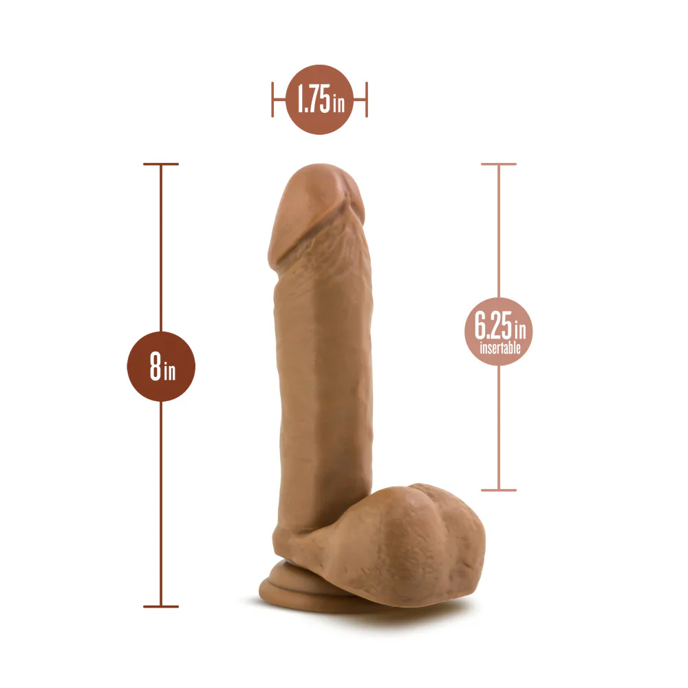 Dr. Skin Dr. William 8 Inch Long Dildo - Caramel - Image 2