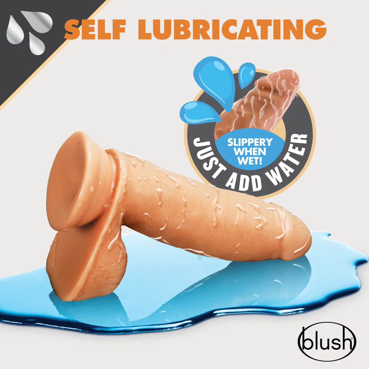 Dr. Skin Glide Realistic Mocha 7-Inch Long Dildo - Image 3