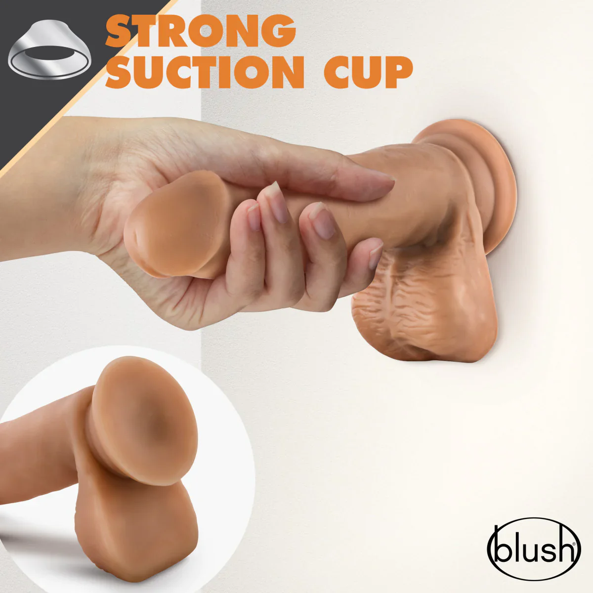 Dr. Skin Glide Realistic Mocha 7-Inch Long Dildo - Image 8