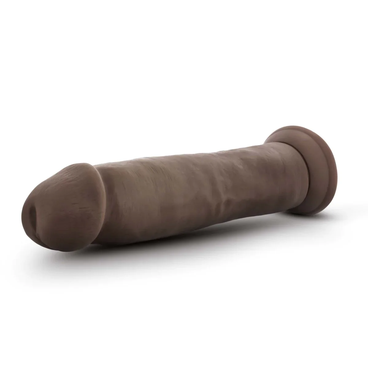 Dr. Skin Plus Realistic 9.25-Inch Dildo - Chocolate - Image 7