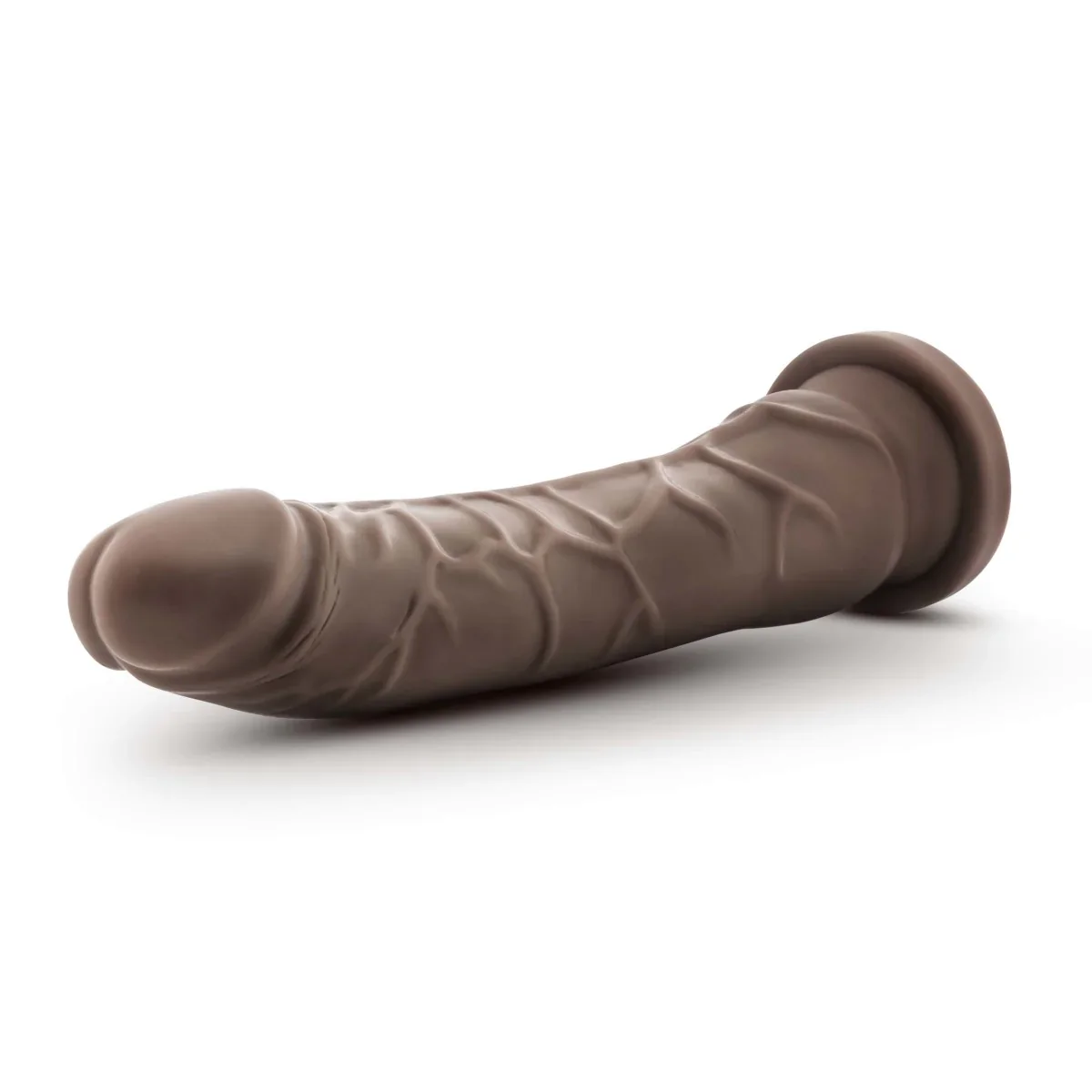 Dr. Skin Plus Realistic Chocolate 9-Inch Long Dildo - Image 4