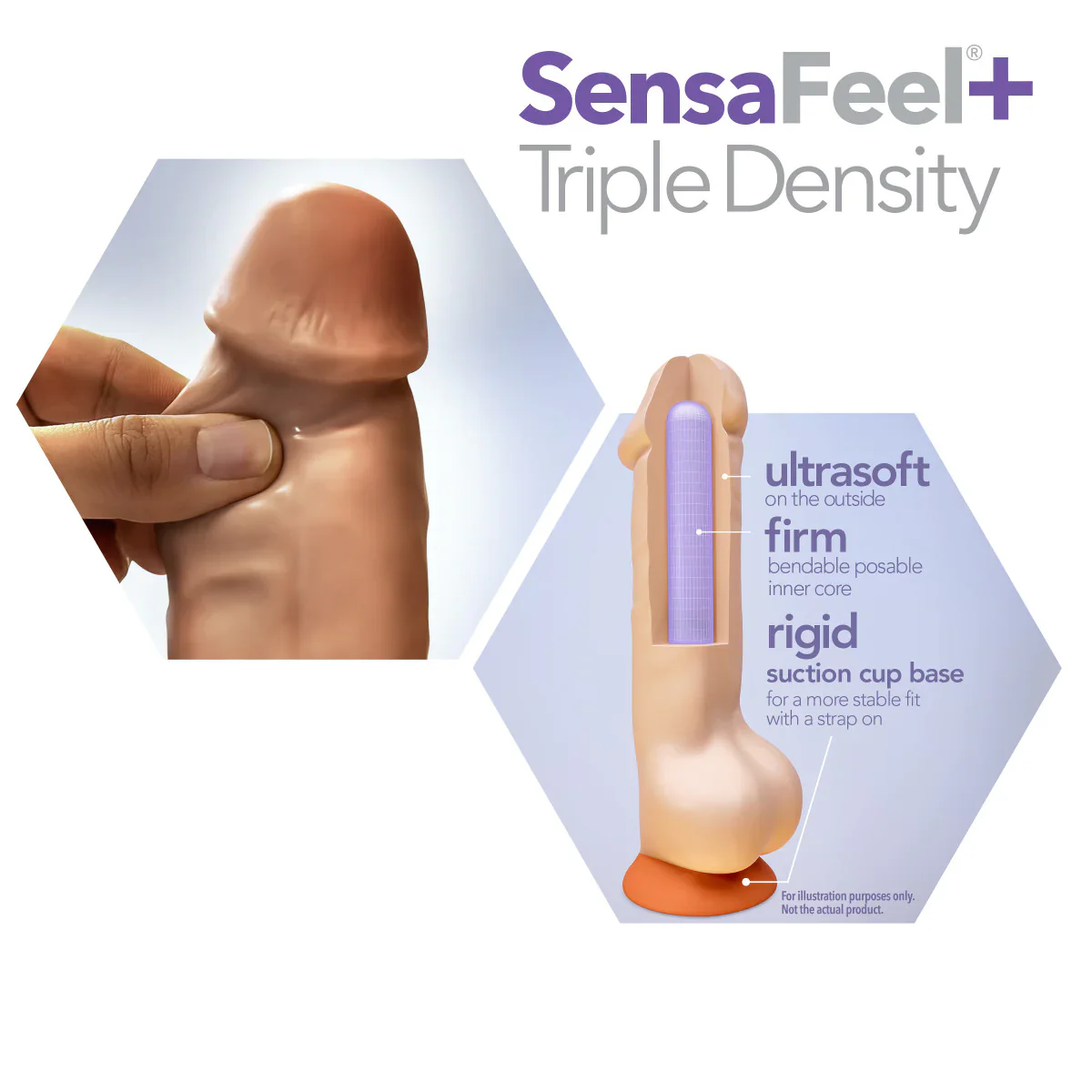 Dr. Skin Plus Realistic Mocha 7-Inch Long Dildo - Image 4