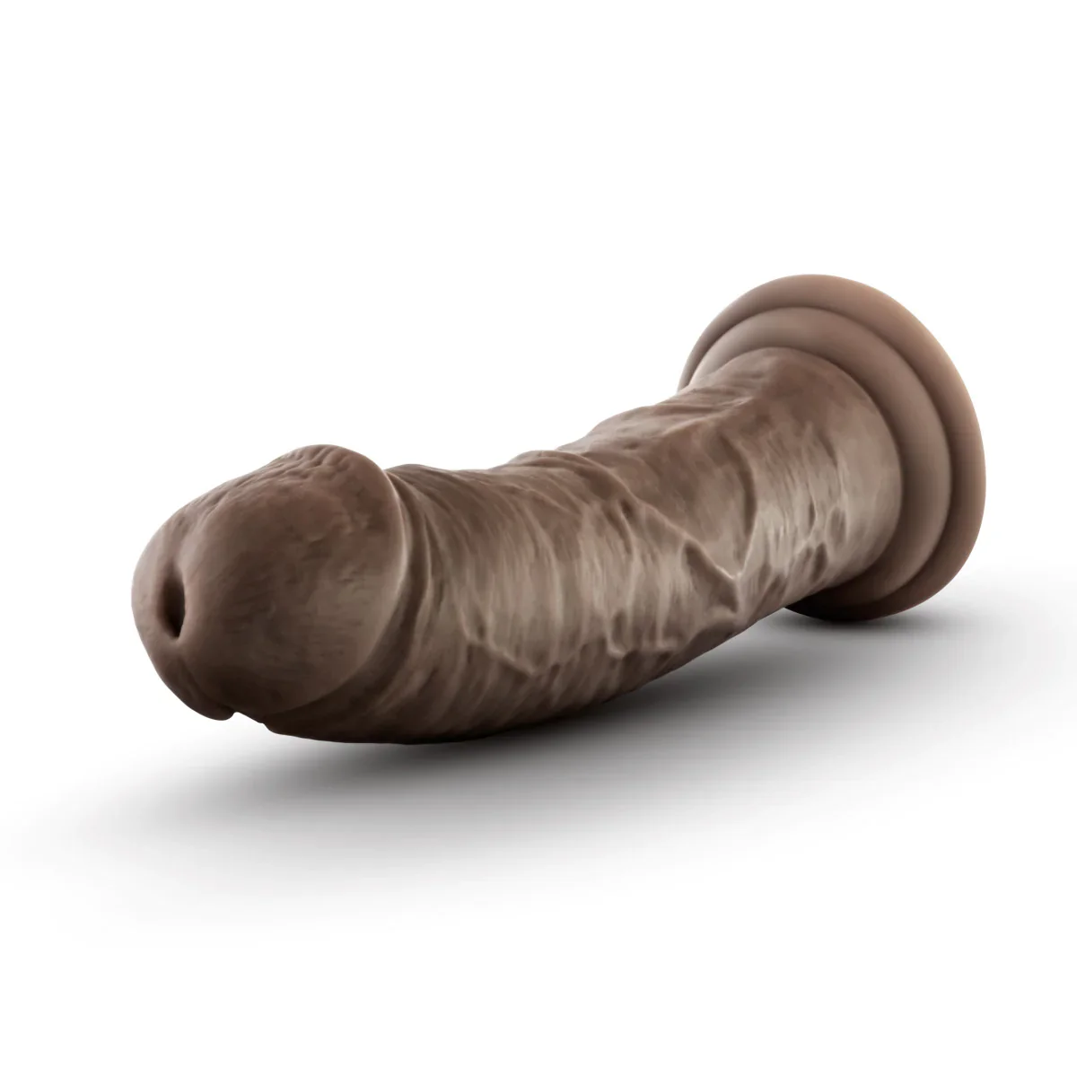 Dr. Skin Realistic Chocolate 8-Inch Long Dildo - Image 4