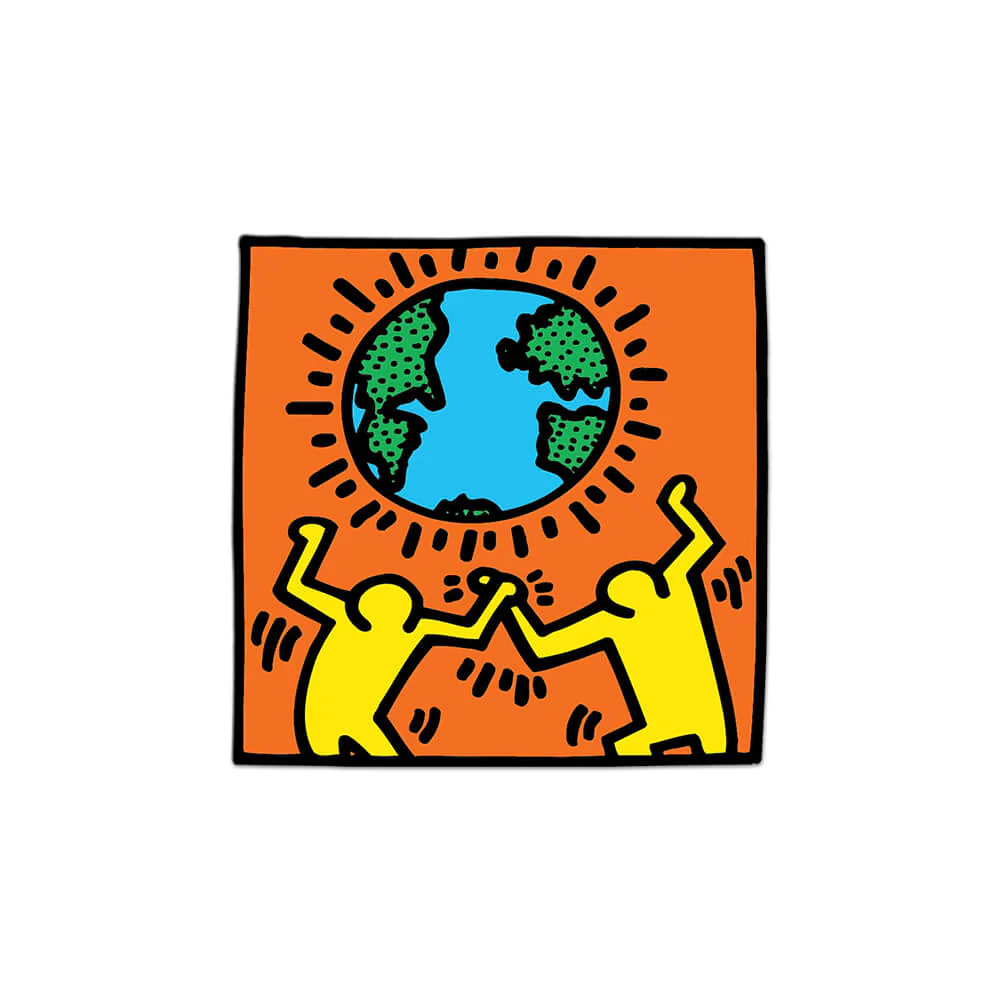 Earth By Keith Haring - Die-Cut Sticker - Image 2