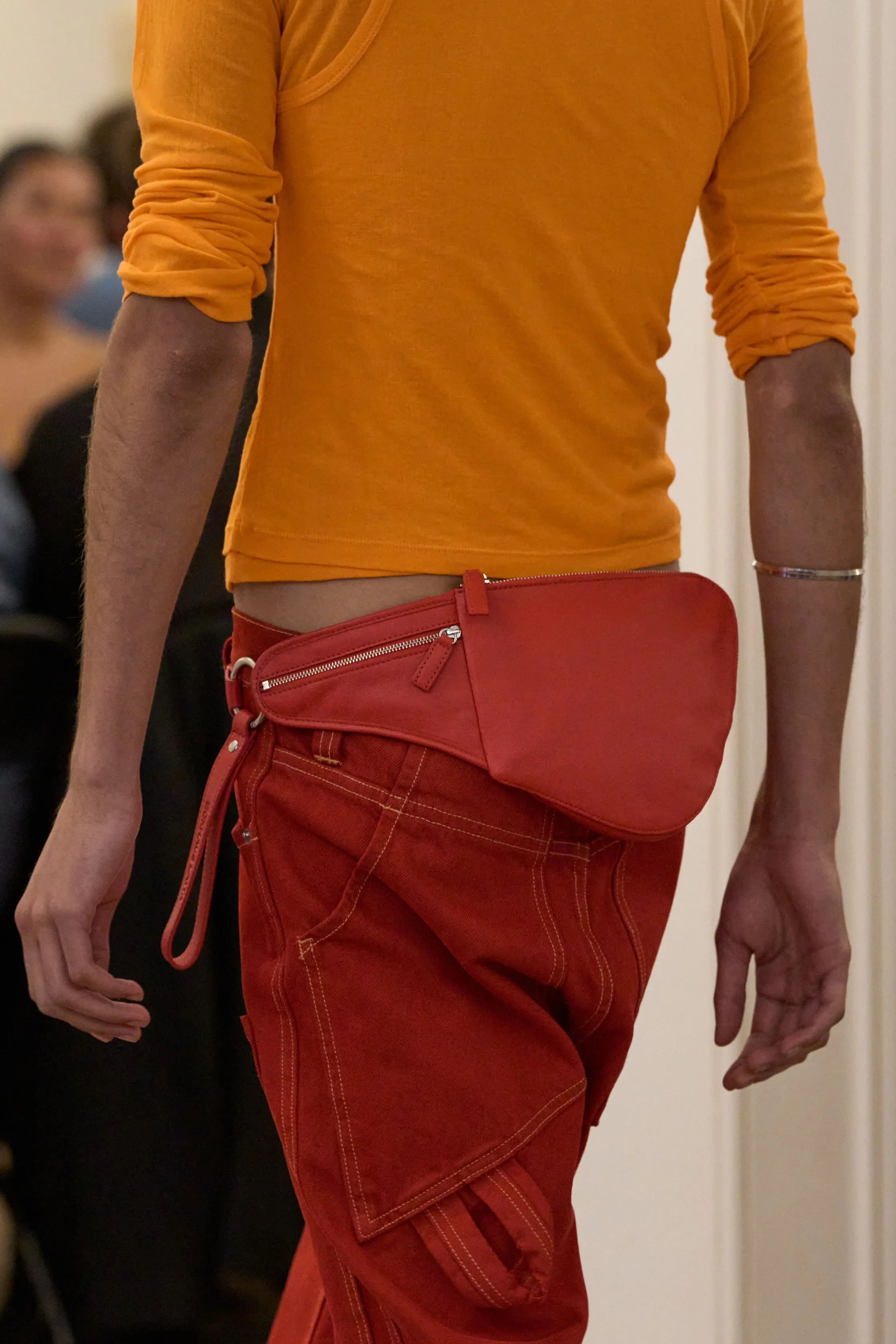 Eckhaus Latta Base Long-sleeve TANGERINE - Image 14