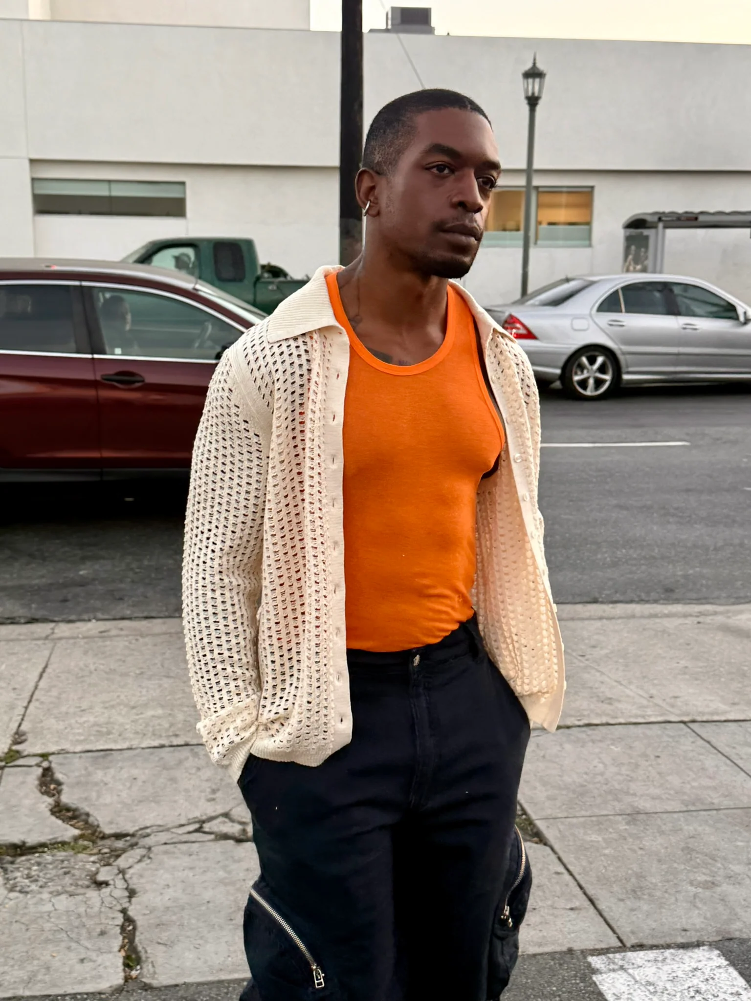 Eckhaus Latta BREEZE BUTTONDOWN Off-White