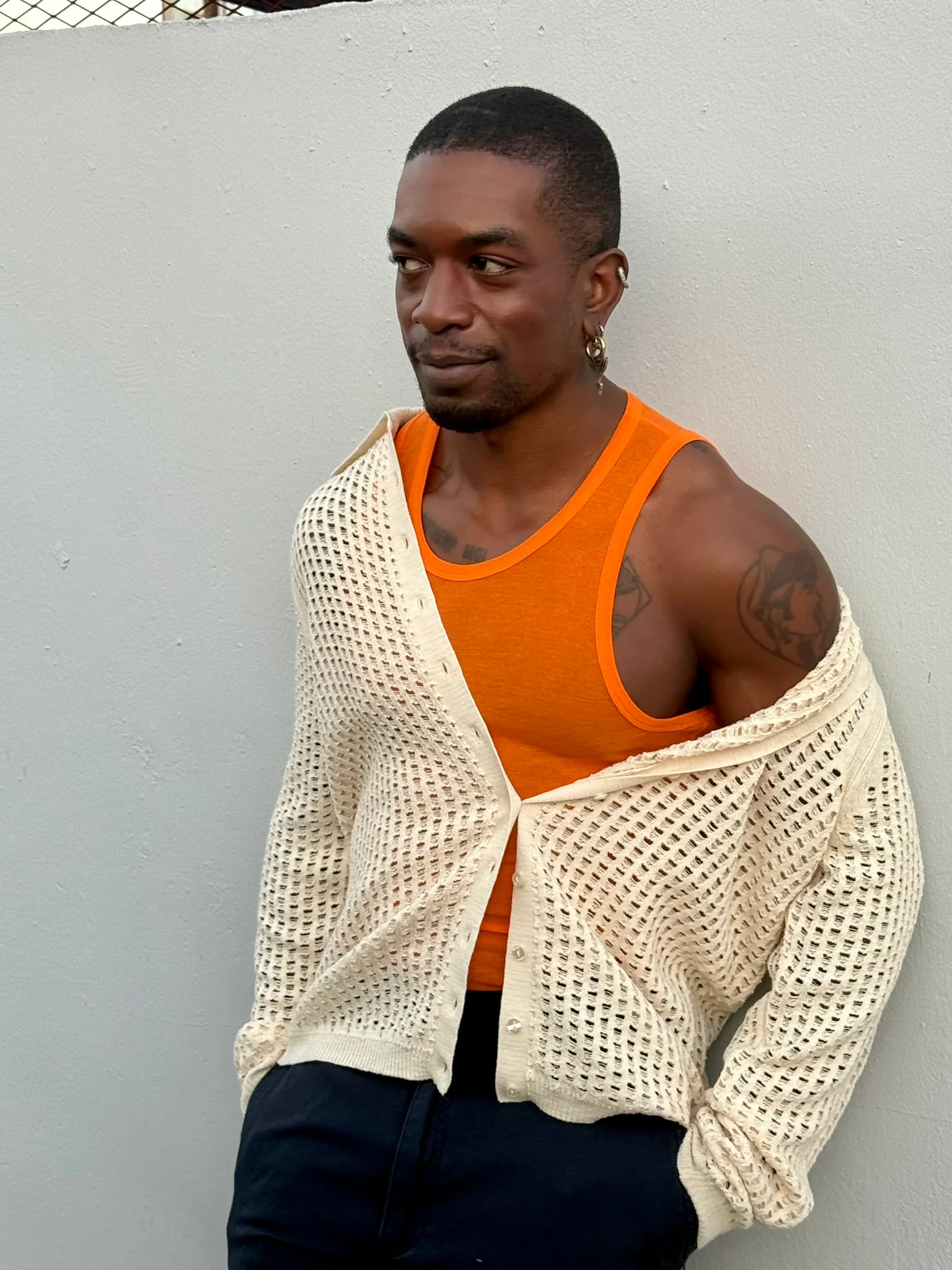 Eckhaus Latta BREEZE BUTTONDOWN Off-White - Image 3