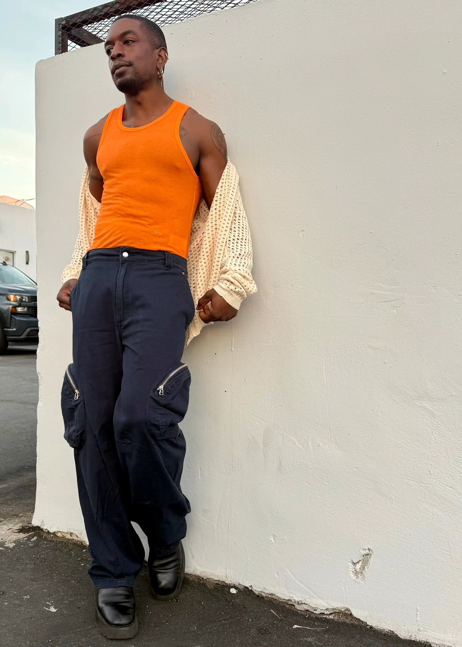 Eckhaus Latta BREEZE BUTTONDOWN Off-White - Image 6