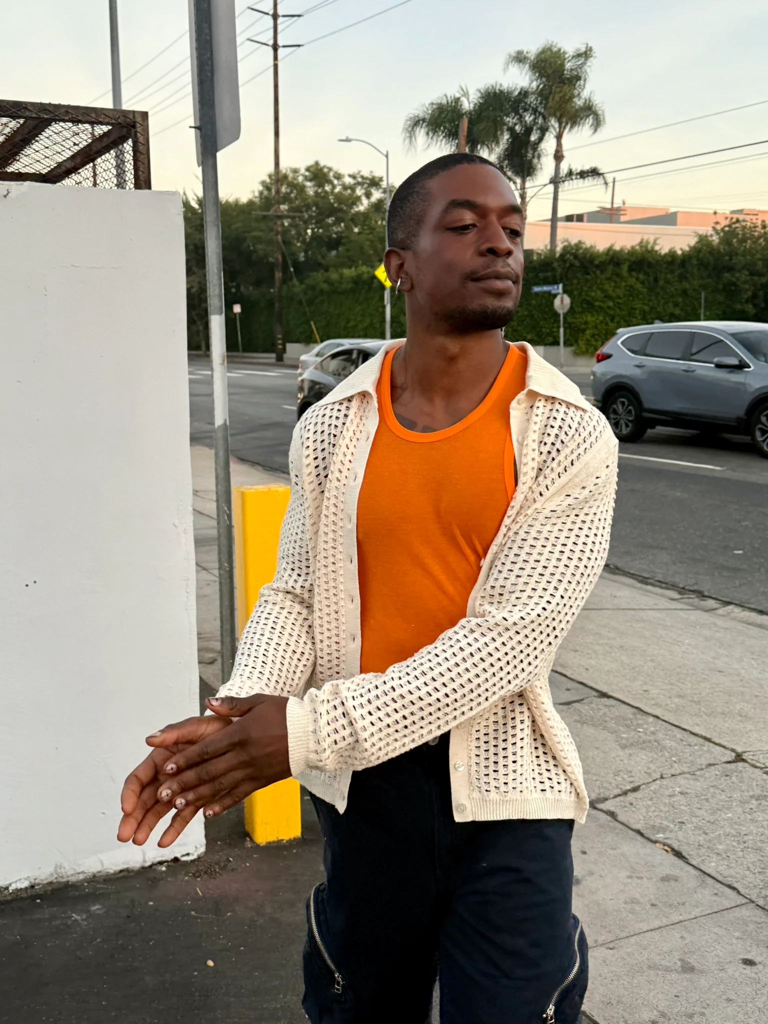 Eckhaus Latta BREEZE BUTTONDOWN Off-White - Image 7