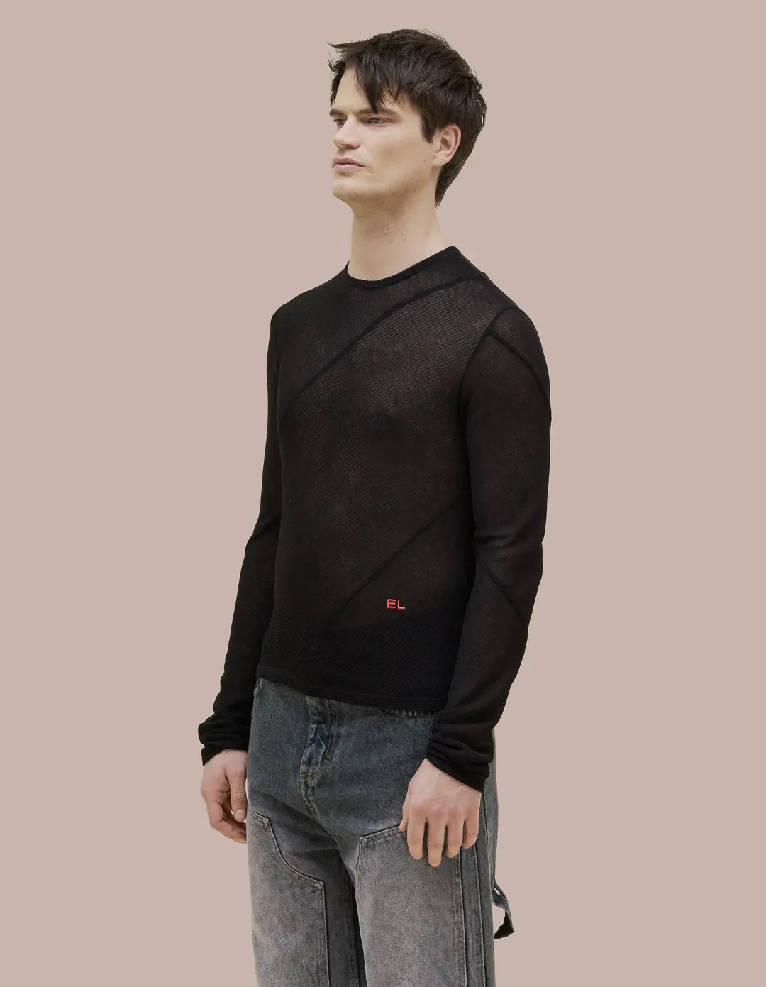 Eckhaus Latta Spiral Longsleeve Jet - Image 11