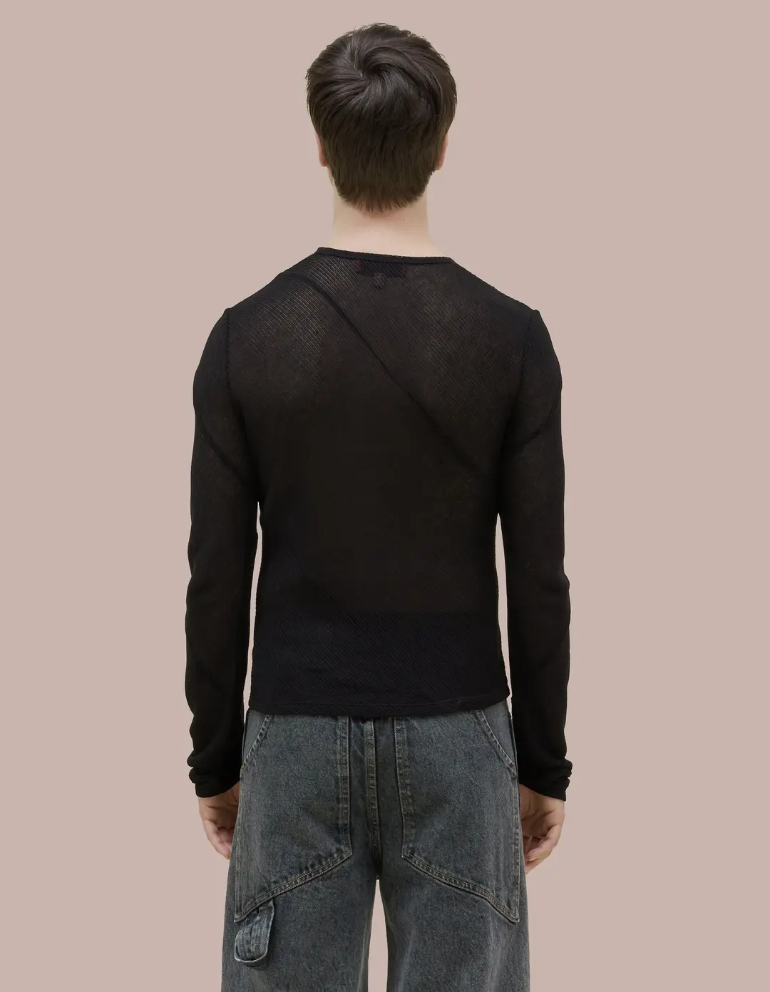 Eckhaus Latta Spiral Longsleeve Jet - Image 8
