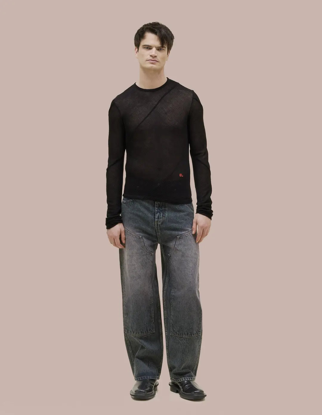 Eckhaus Latta Spiral Longsleeve Jet - Image 9