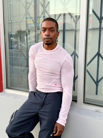 Eckhaus Latta Spiral Longsleeve Pheony - Image 6