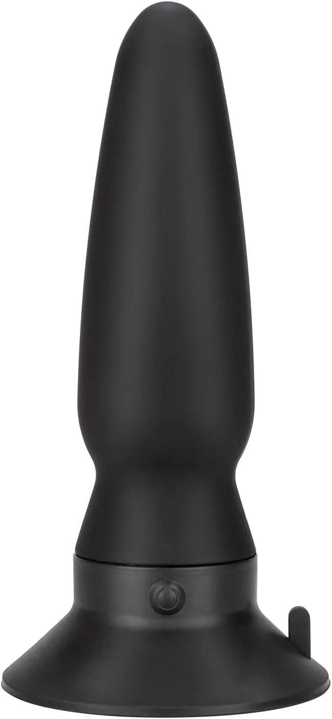 Eclipse Interchangeable Rechargeable Silicone Probe with Remote Control - Black - Image 2