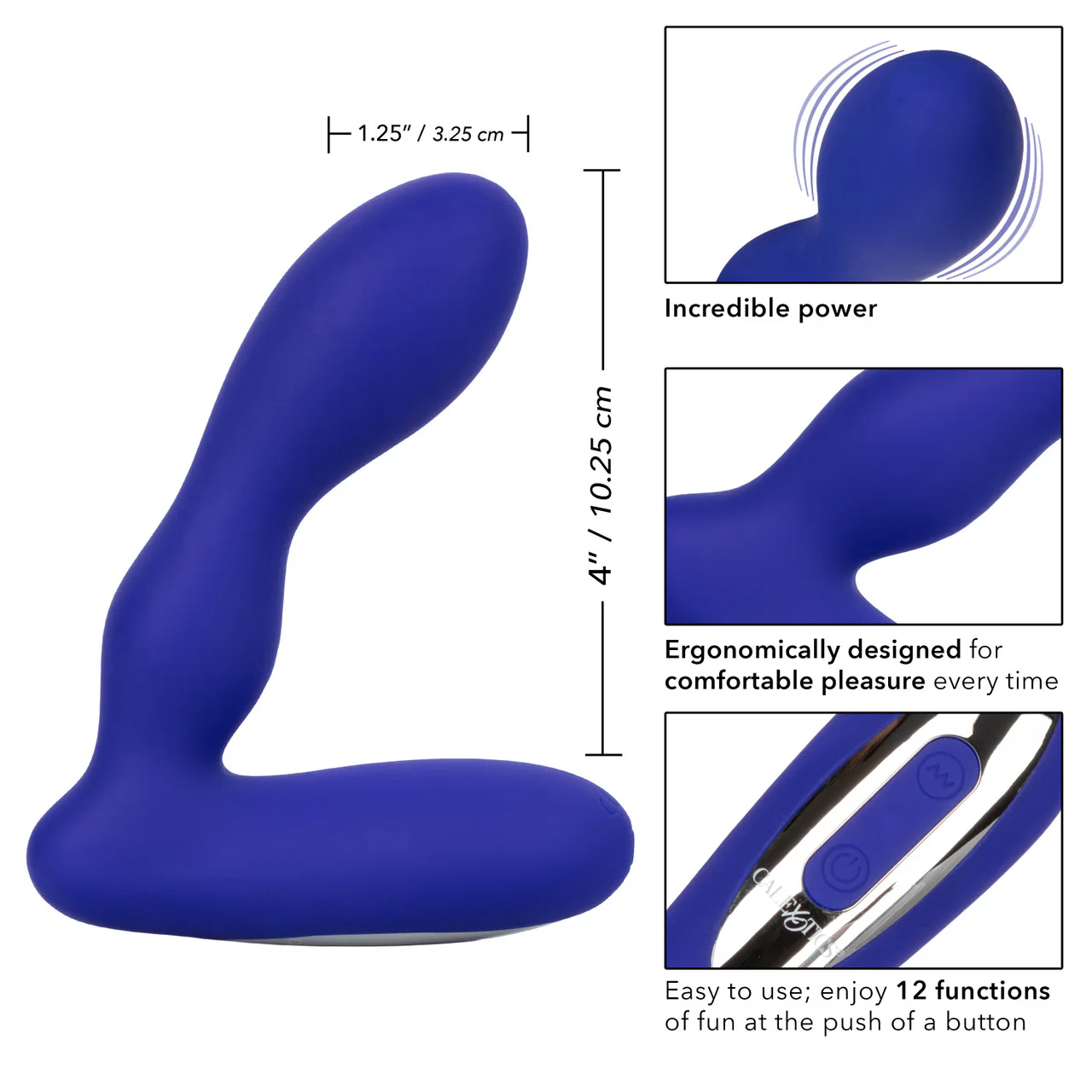 Eclipse Rechargeable Silicone Pleasure Probe Butt Plug - Image 6