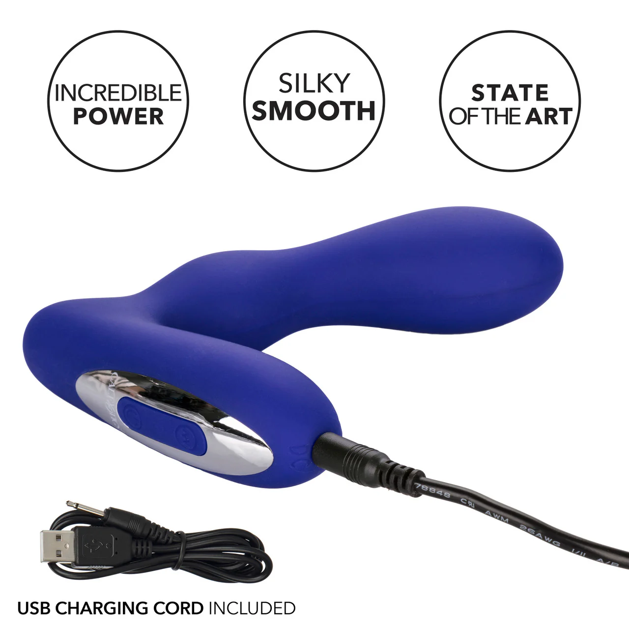 Eclipse Rechargeable Silicone Pleasure Probe Butt Plug - Image 8
