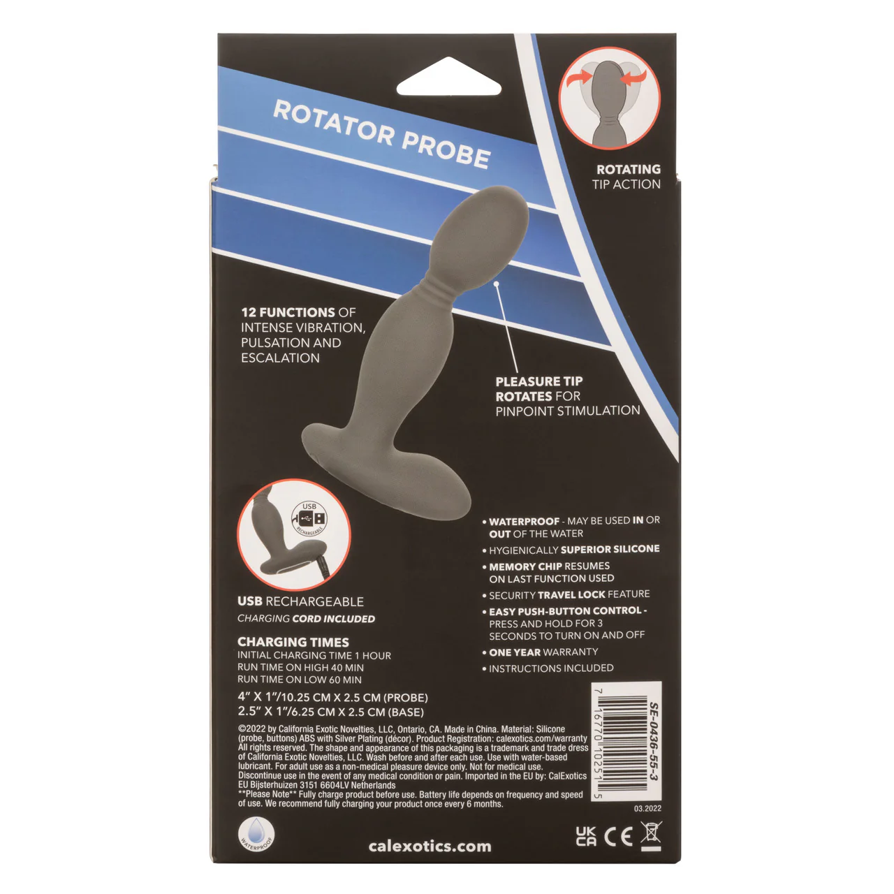 Eclipse Rechargeable Silicone Rotator Probe - Image 4