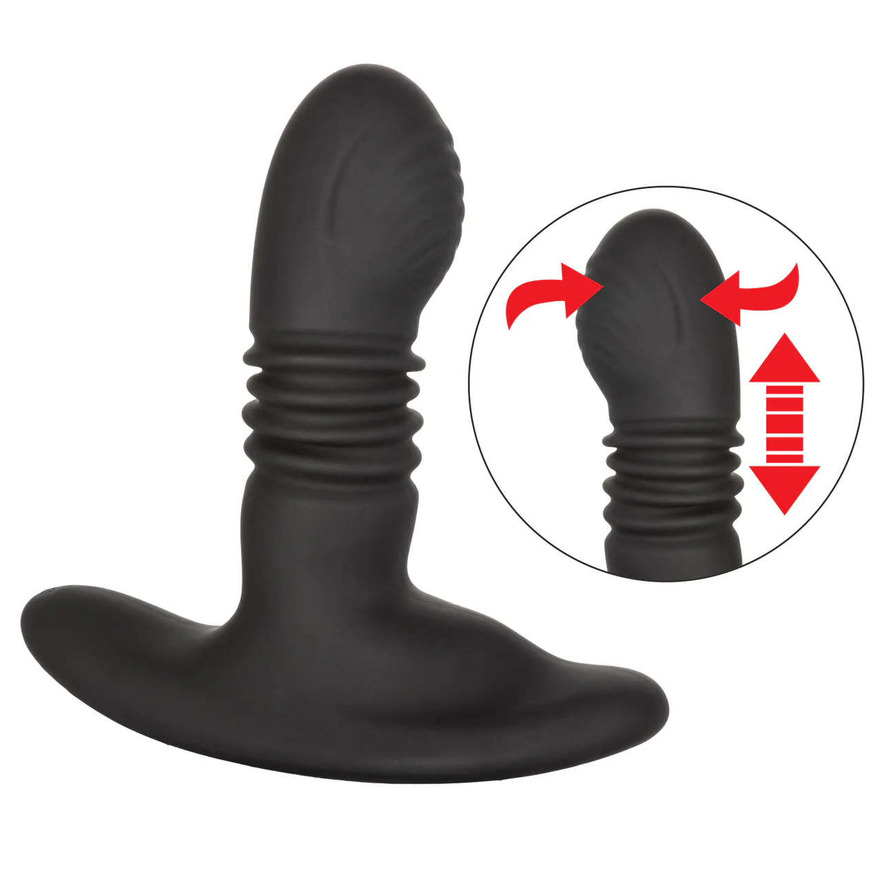 Eclipse Thrusting Rotator Probe Silicone Rechargeable Vibrating Butt Plug - Image 10