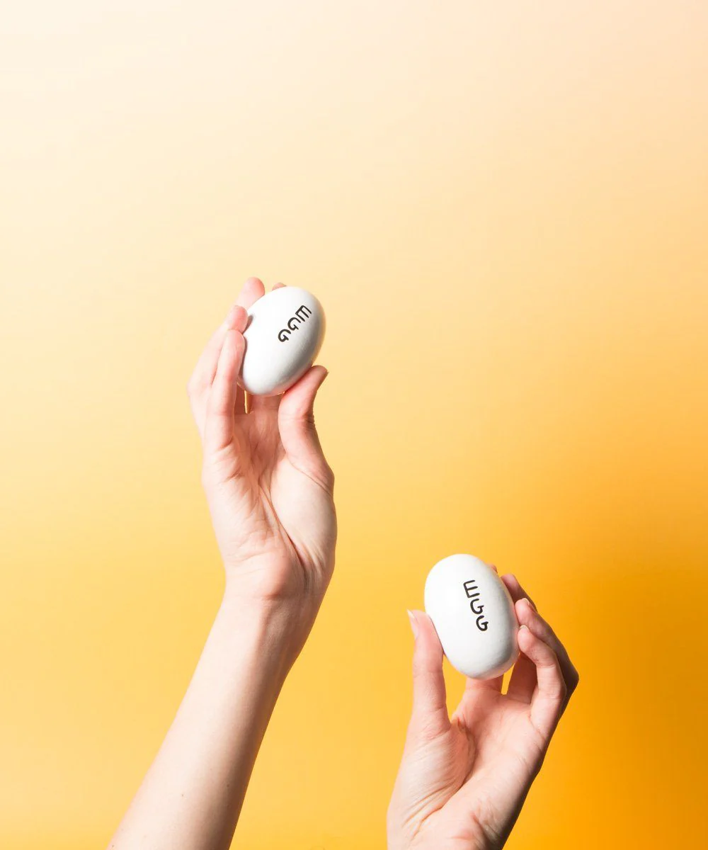 Egg-shaped Maracas by david shrigley x Third Drawer Down - Image 3
