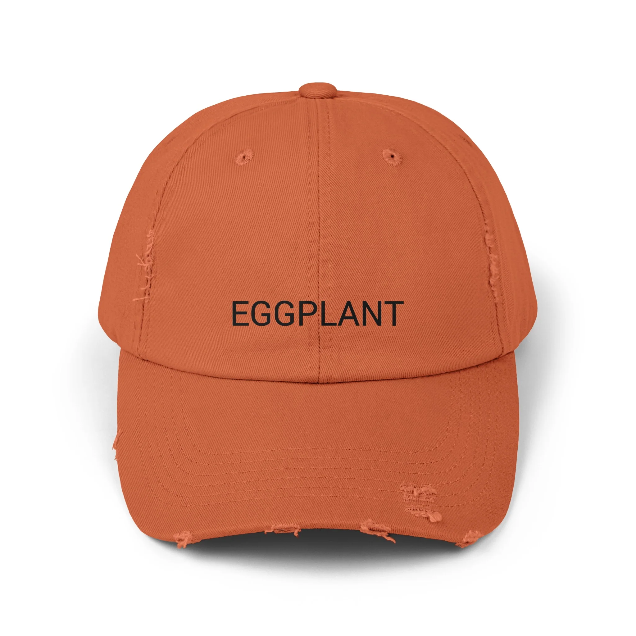 EGGPLANT Distressed Cap in 6 colors - Image 2